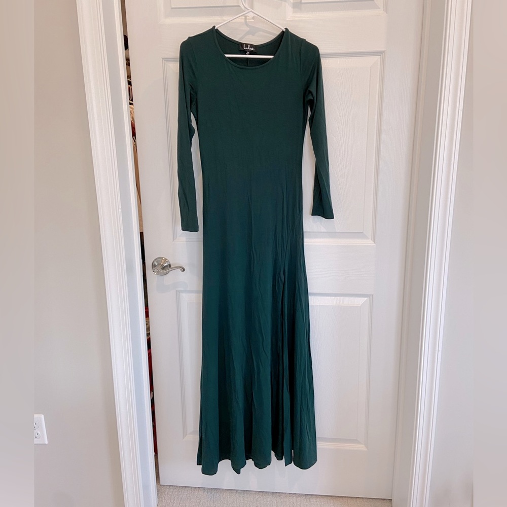 LuLu’s long sleeve maxi dress size medium